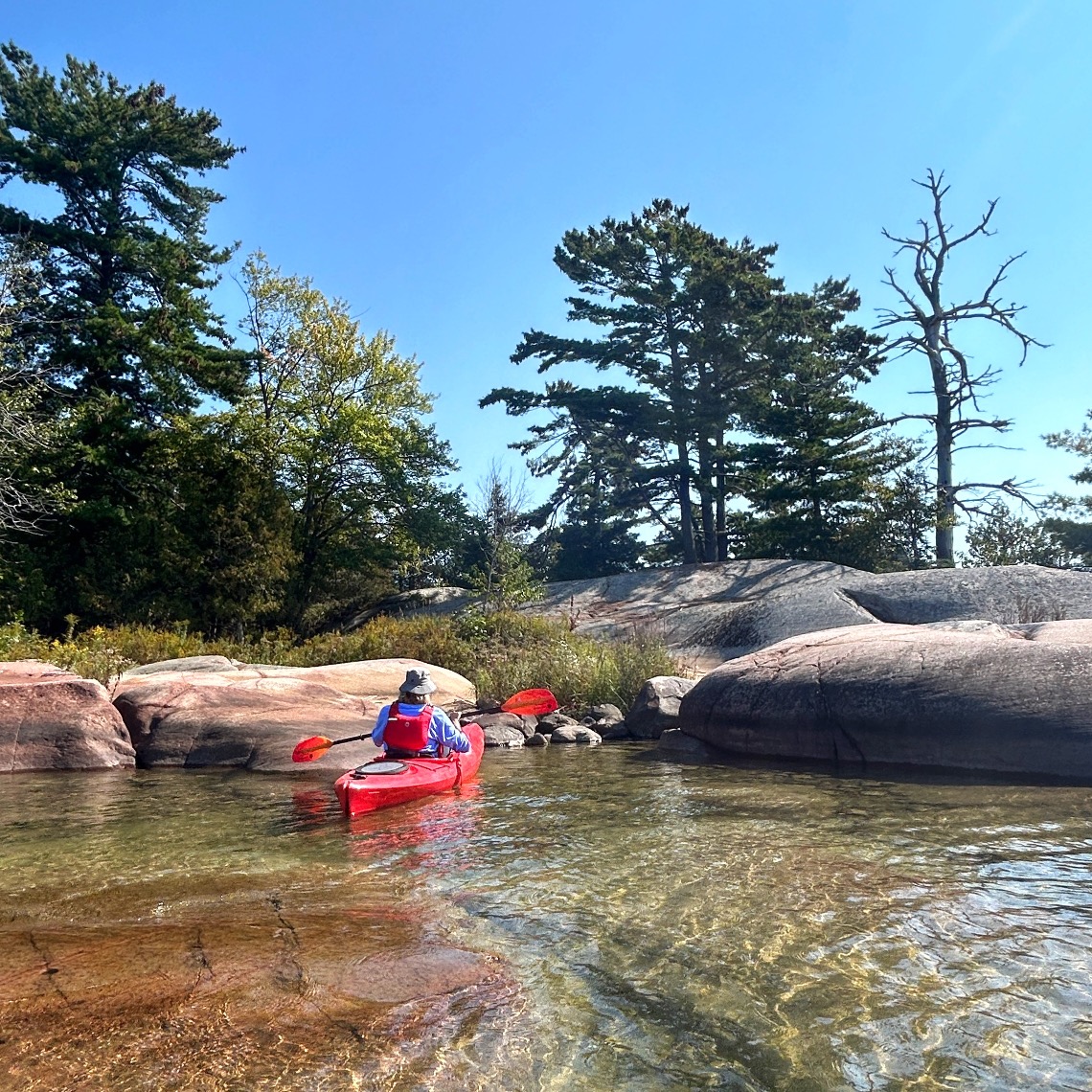 Kayaking Georgian Bay, Killarney